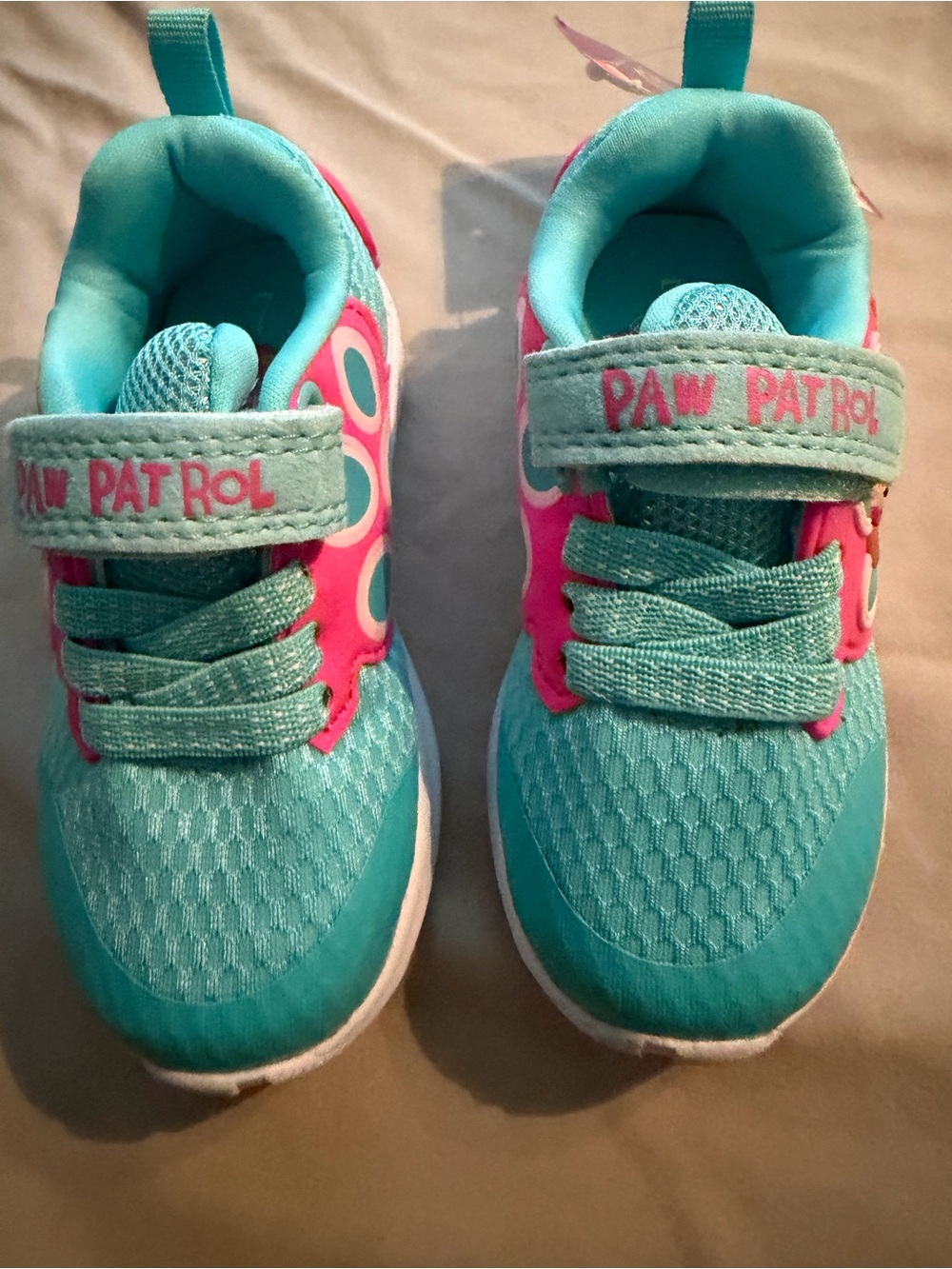Paw Patrol Teal and Pink Kids' Athletic Sneakers